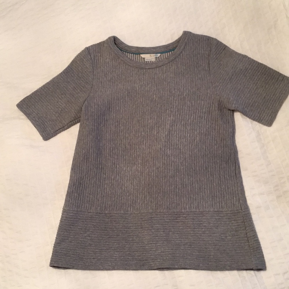 Gray Boden Ribbed Shirt, Sz 8
